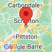 Map of Scranton PA US